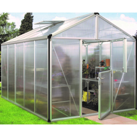 Szklarnia Zeus 10,0 m² z aluminium i paneli poliwęglanowych 10 mm - Vitavia