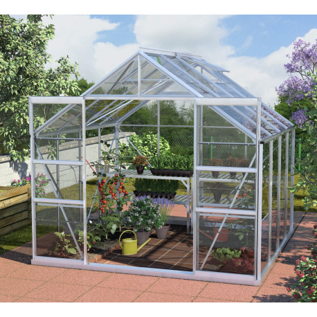 Szklarnia Mars 6,7 m² z aluminium i szkła hartowanego 3 mm - Vitavia