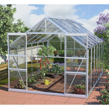 Szklarnia Mars 9,9 m² z aluminium i szkła hartowanego 3 mm - Vitavia