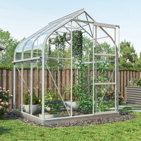 Szklarnia Orion 3,8 m² z aluminium i szkła hartowanego 3 mm - Vitavia