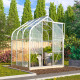 Szklarnia Orion 3,8 m² z aluminium i szkła hartowanego 3 mm - Vitavia