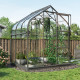 Szklarnia Orion 3,8 m² z aluminium i szkła hartowanego 3 mm w kolorze czarnym - Vitavia